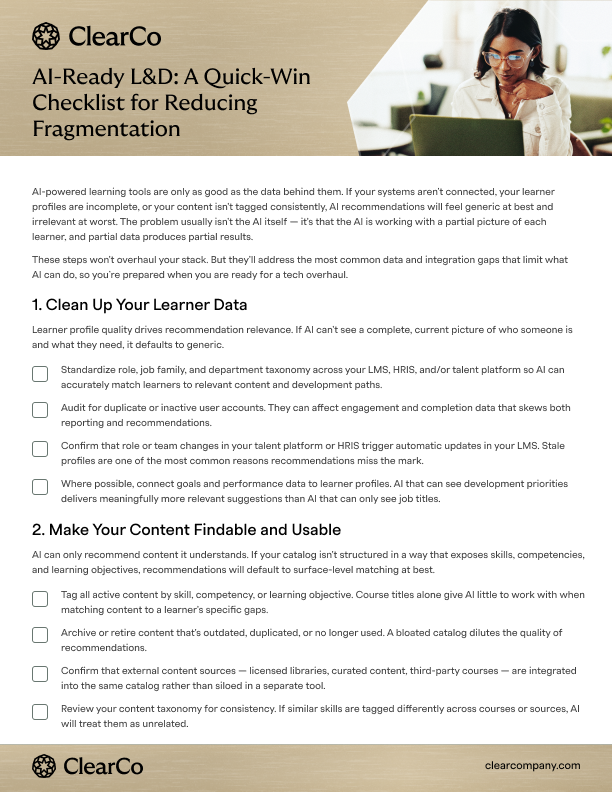 image-AI-Ready L&D- A Quick-Win Checklist for Reducing Fragmentation