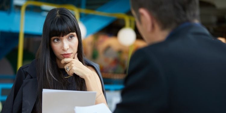 8-Ways-You’re-Scaring-Off-Top-Talent-woman-job-candidate-at-job-interview-750x375