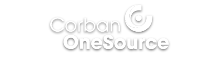CorbanOnesource-White-Logo