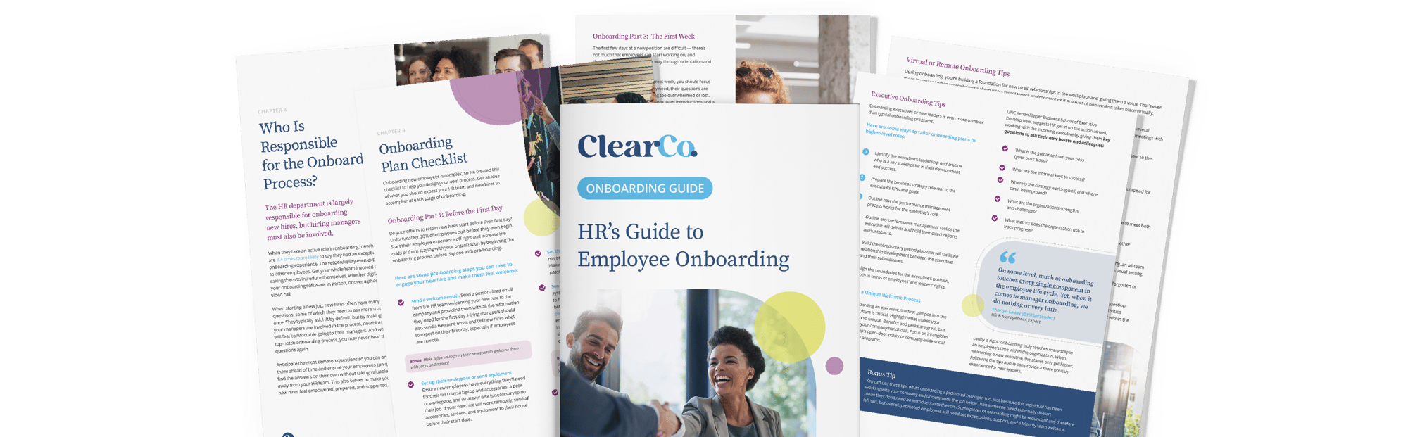 ClearCompany Onboarding Guide Mockup ClearCompany Onboarding Guide Mockup
