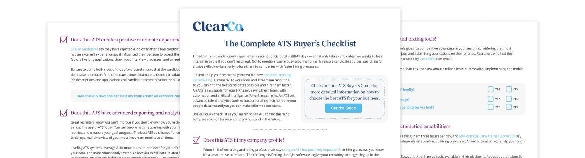 ATS Buyers Guide Checklist Mockup