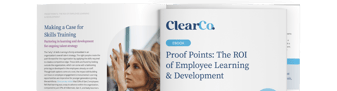 the roi of employee learning and development ebook mockup