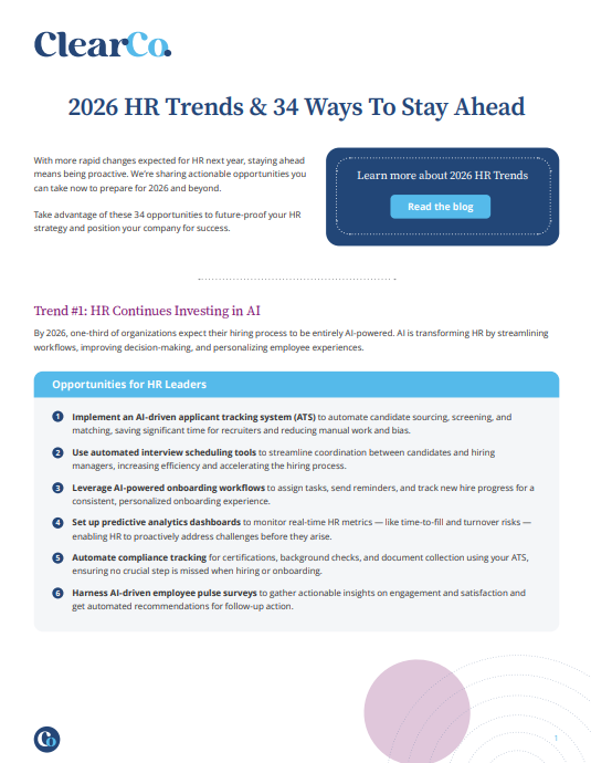 2026 HR Trends & 34 Ways To Stay Ahead | ClearCo
